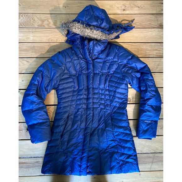 eddie bauer long down coat